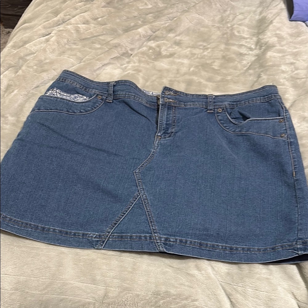 Denim Blue Skirt